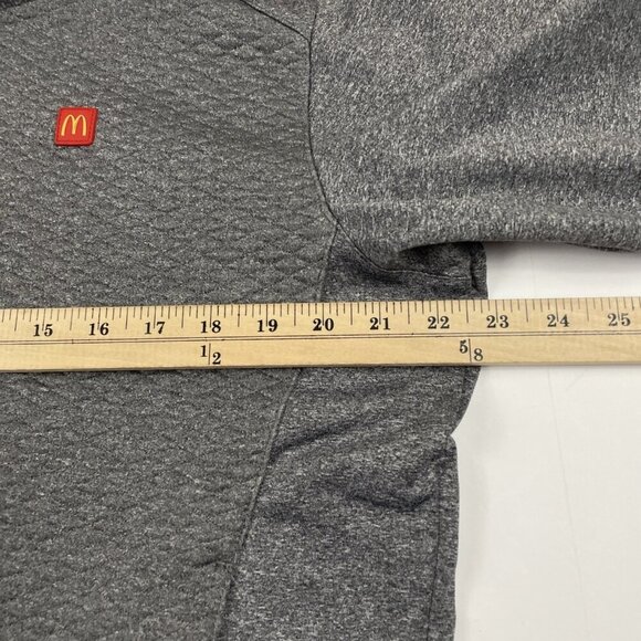 McDonald's Apparel Collection Employee Jacket Men's Lg Full Zip Diamond Knit - Picture 3 of 10